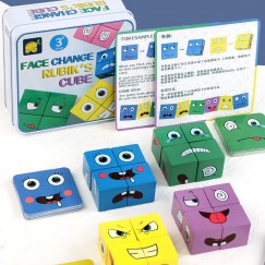 Игра-головоломка для детей Face Changing Rubick's Cube JX-307