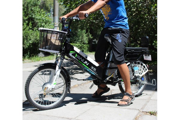 Электровелосипед с корзинкой усиленный 60V20A