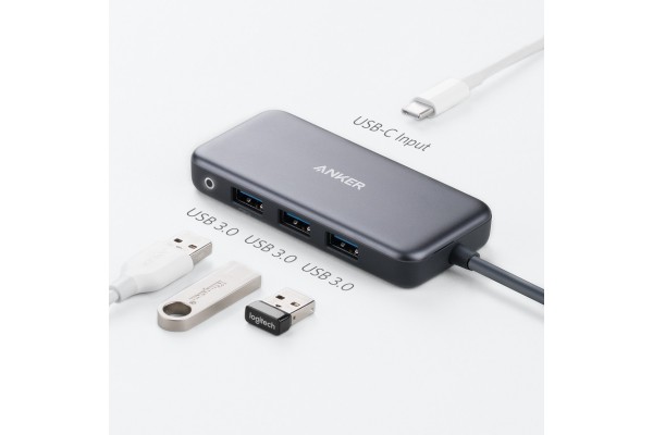 Универсальный адаптер Anker Premium 4-in-1 USB C Hub Adapter (A8321)