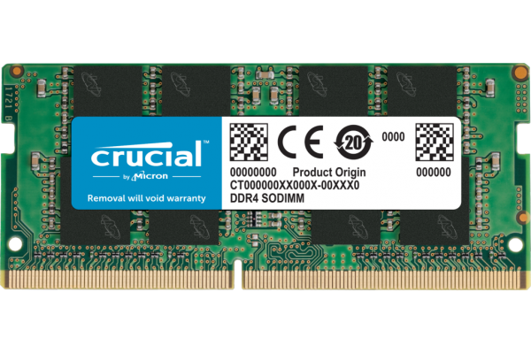ОЗУ SODDIM DDR4 8GB PC-21333 (2666MHz) CRUCIAL