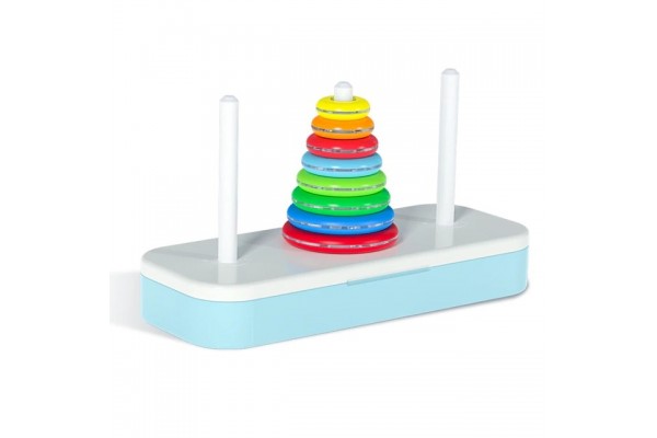 Развивающая детская интеллектуальная игрушка Rainbow Tower Of Hanoi (8)