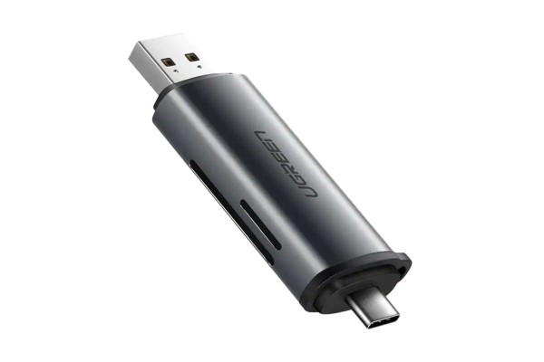 Картридер Ugreen USB-C/USB-A Card Reader (CM185/50706)