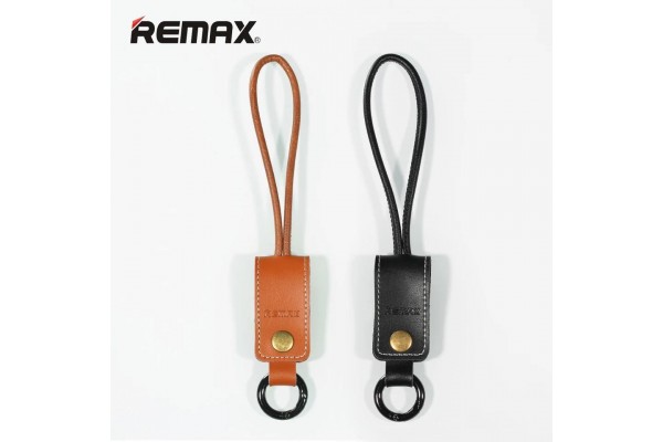 Кожаный брелок-кабель Remax Western microUSB