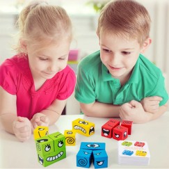 Игра-головоломка для детей Expression Puzzle Building Blocks