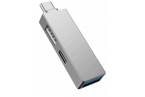 Адаптер-переходник Wiwu T02 Pro USB Type-C Hub