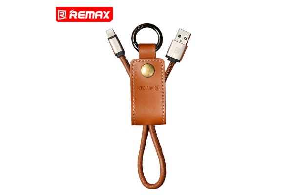 Кожаный брелок-кабель Remax Western Lightning 