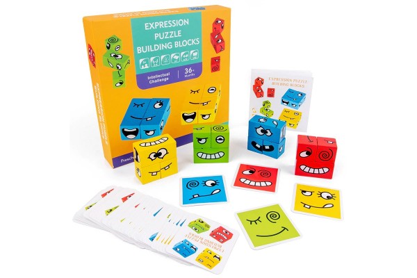 Игра-головоломка для детей Expression Puzzle Building Blocks