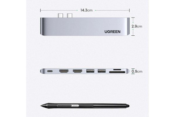Универсальный адаптер UGreen Dock Adapter (CM356/80548)