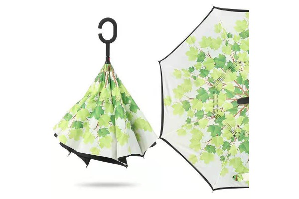 Зонт с обратным открытием