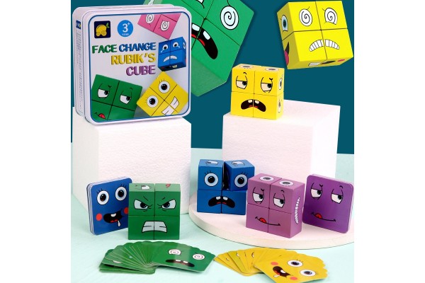 Игра-головоломка для детей Face Changing Rubick's Cube JX-307