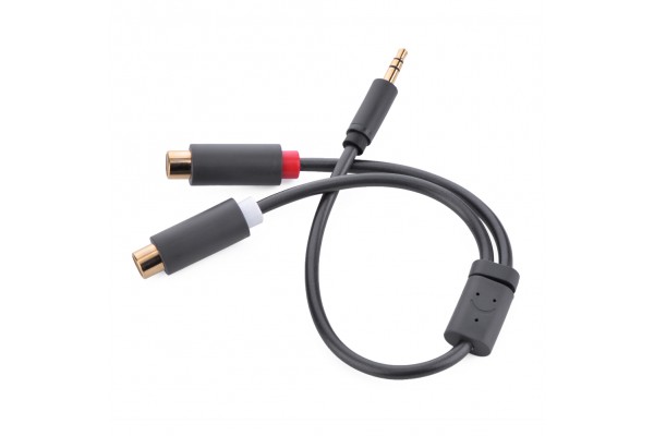 Аудио кабель Ugreen 3.5mm to 2RCA 3-5mm M/M Audio Cable  0.5M (40423)