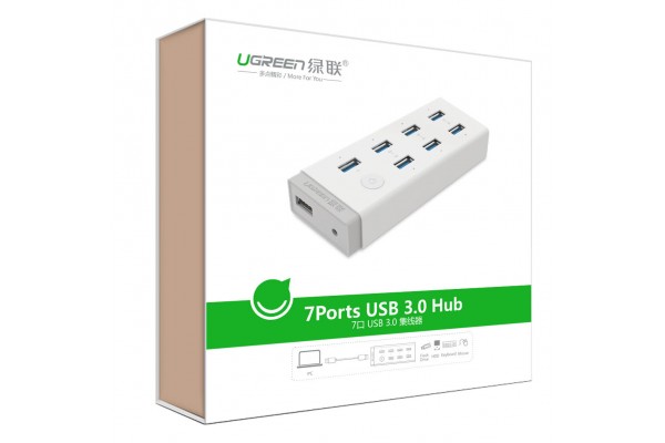 USB HUB Ugreen 7-портовый 12V/2A