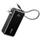 Внешний аккумулятор Anker Power Bank 10000мАч, 30W, Fusion Built-In Retractable USB-C Cable