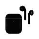 Беспроводные наушники Apple AirPods 2 with Charging Case by Switch Matte Black