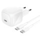 Зарядное устройство Belkin BoostCharge Compact USB-C Wall Charger 45W with Cable EU 2pin