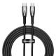 Кабель Baseus 100W Glimmer Series Fast Charging Data Cable Type-C to Type-C