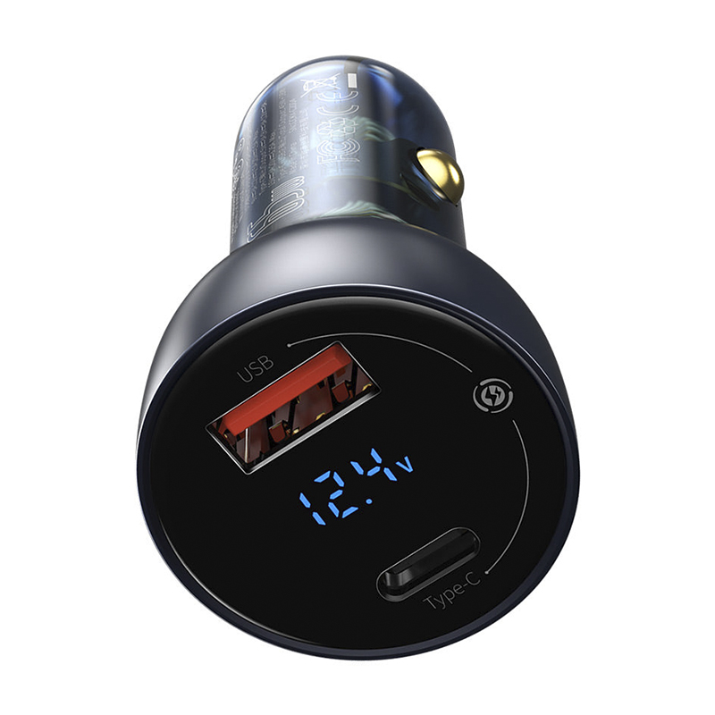 Автомобильное зарядное устройство Baseus Dual Quick Charger 65W