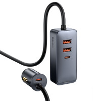 Автомобильное зарядное устройство Baseus car Charger 2U+2C 120W