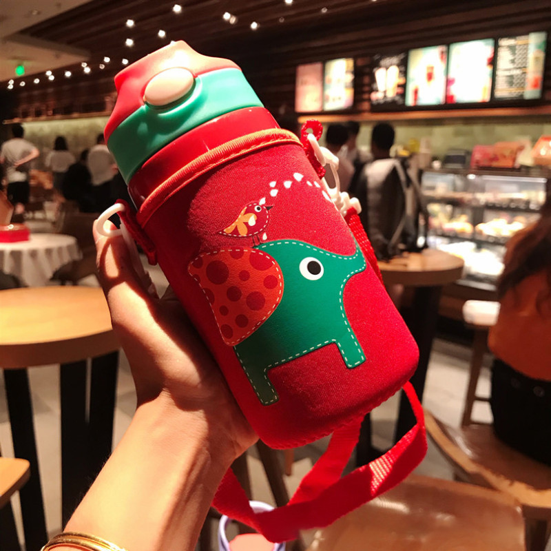 Детский термос с чехлом 400ml