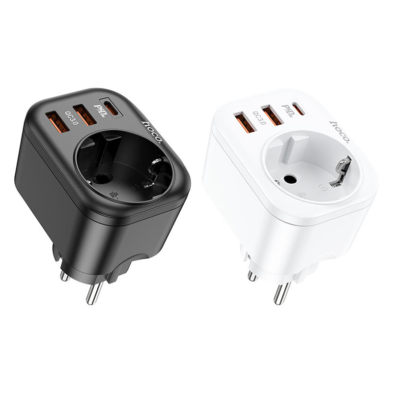 Многофункциональная розетка Hoco NS3