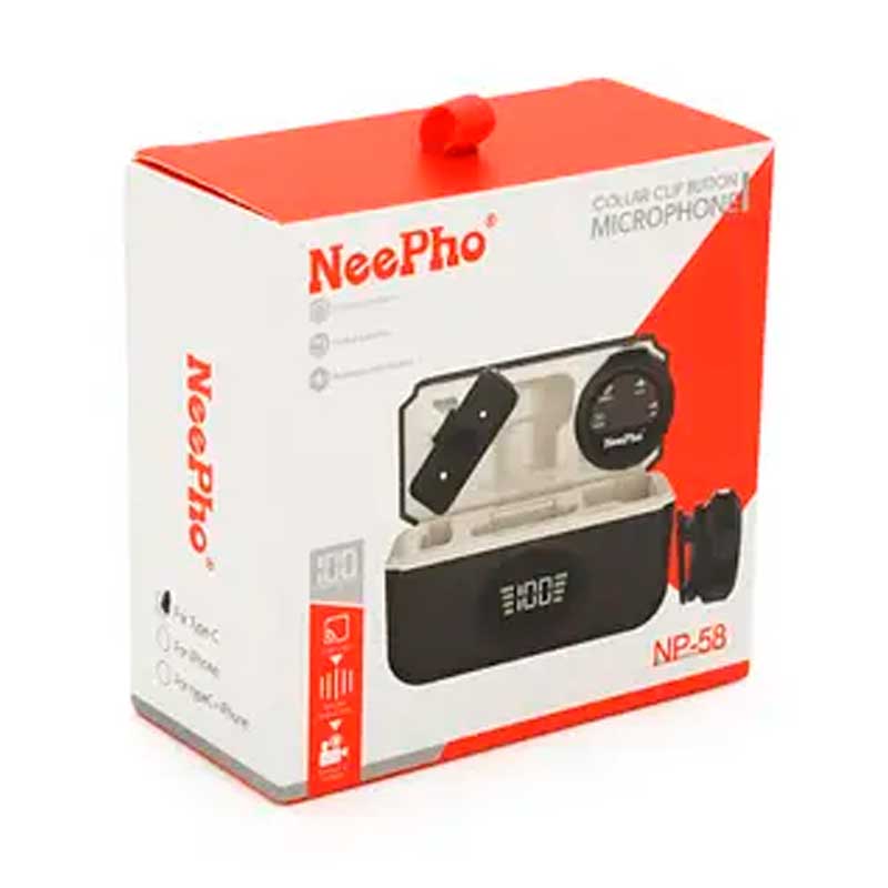 Беспроводной петличный микрофон NeePho NP-58 Lightning