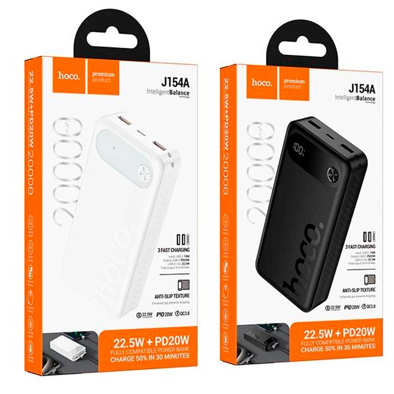 Внешний аккумулятор Hoco J154A 22.5W 20000mAh