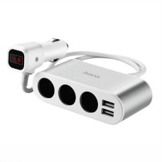 Мультифункциональное автомобильное зарядное устройство Hoco Z13 LCD