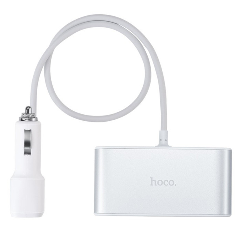 Мультифункциональное автомобильное зарядное устройство Hoco Z13 LCD