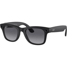 Солнцезащитные очки Ray-Ban Meta Wayfarer RW4006, Matte Black / Graphite Gradient Polarized