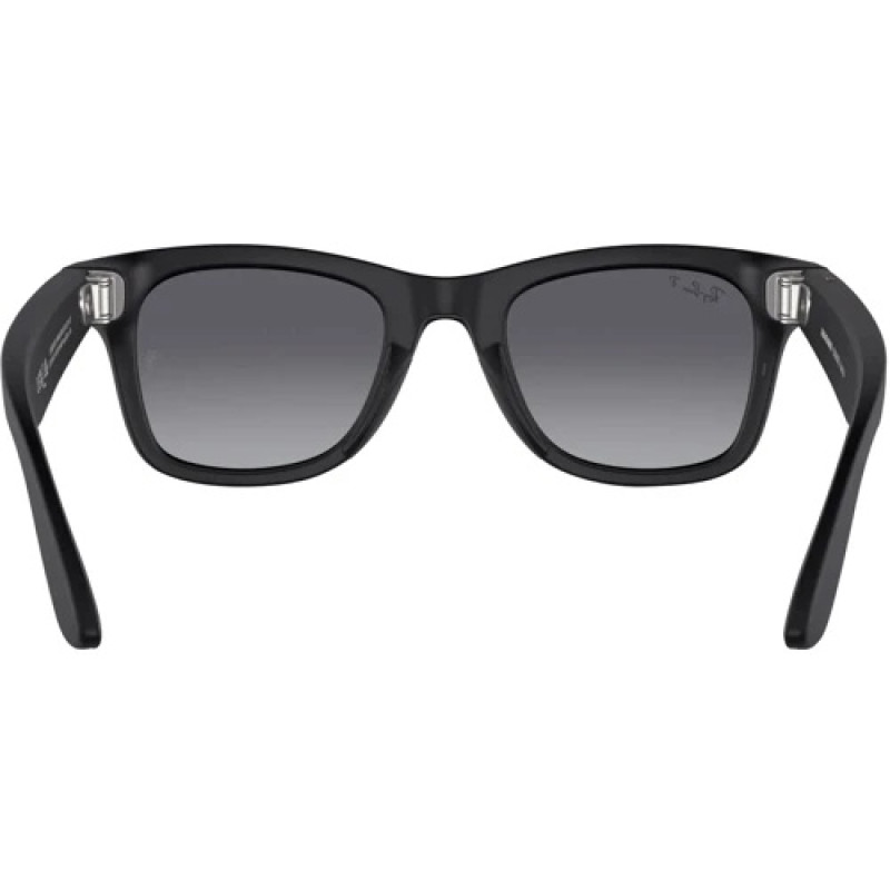 Солнцезащитные очки Ray-Ban Meta Wayfarer RW4006, Matte Black / Graphite Gradient Polarized
