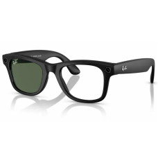 Солнцезащитные очки Ray-Ban Meta Wayfarer RW4006, Matte Black / Clear-Graphite Green Transitions