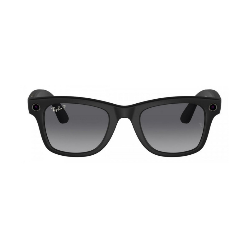 Солнцезащитные очки RayBan Meta Wayfarer RW4008 Matte Black Polar Gradient Graphite