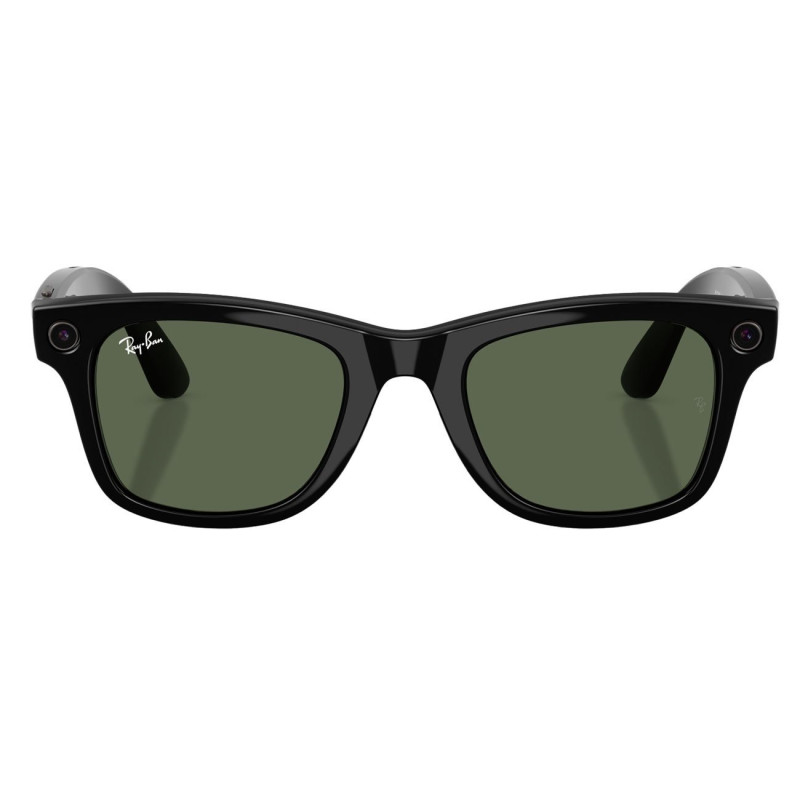 Солнцезащитные очки RayBan Meta Wayfarer Gen 2 RW4012 Shiny Black Green