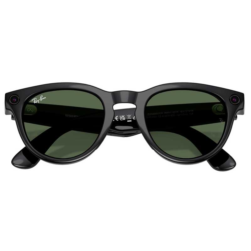 Солнцезащитные очки RayBan Meta Headliner Gen 2 Shiny Black Transition Graph. Green
