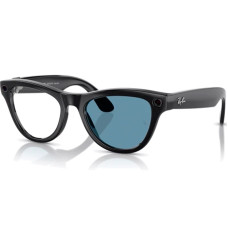 Солнцезащитные очки Ray-Ban Meta Headliner Gen 2 RW4013, Shiny Black / Clear-Sapphire Transitions