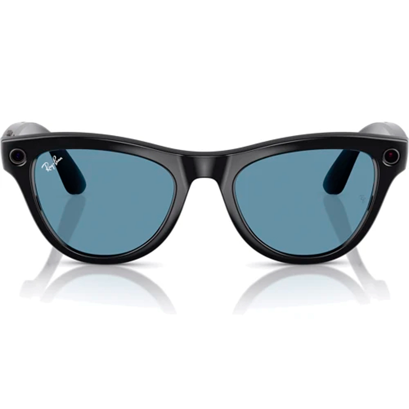 Солнцезащитные очки Ray-Ban Meta Headliner Gen 2 RW4013, Shiny Black / Clear-Sapphire Transitions