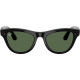 Солнцезащитные очки RayBan Meta Skyler Gen 2 Shiny Black G15 Green