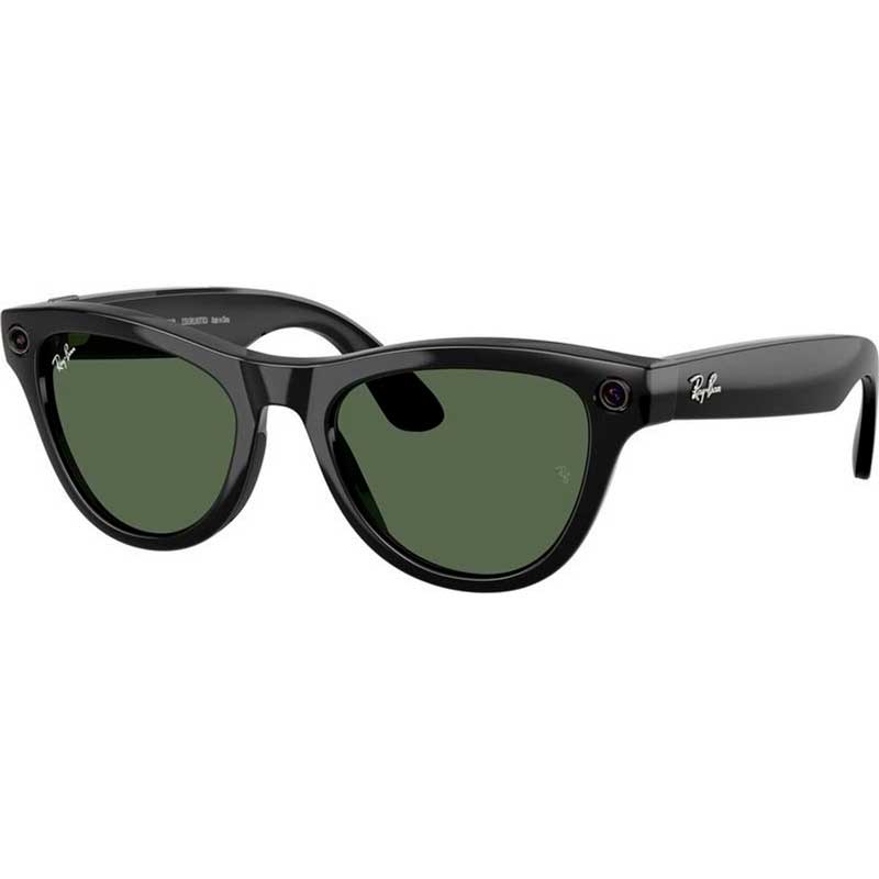 Солнцезащитные очки RayBan Meta Skyler Gen 2 Shiny Black G15 Green