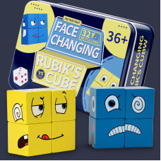 Игра-головоломка для детей Face Changing Rubick's Cube