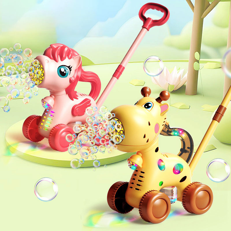 Детская машина для мыльных пузырей Giraffe Bubble (8521)