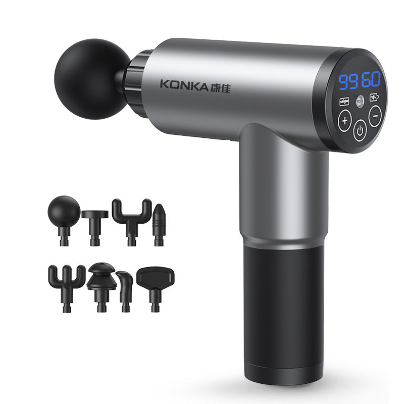 Портативный массажер Konka Muscle Fascial Massager TY-602 (8 насадок)