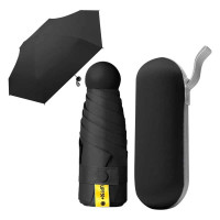 Портативный складной зонт-капсула