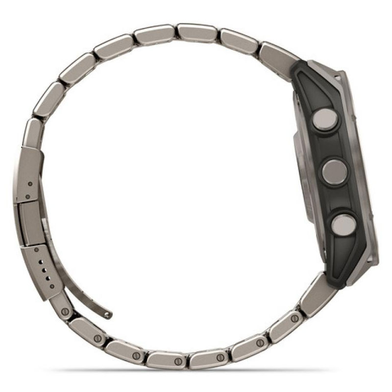 Часы Garmin Fenix 8 47mm AMOLED Sapphire Bare Titanium Graphite with Titanium Band