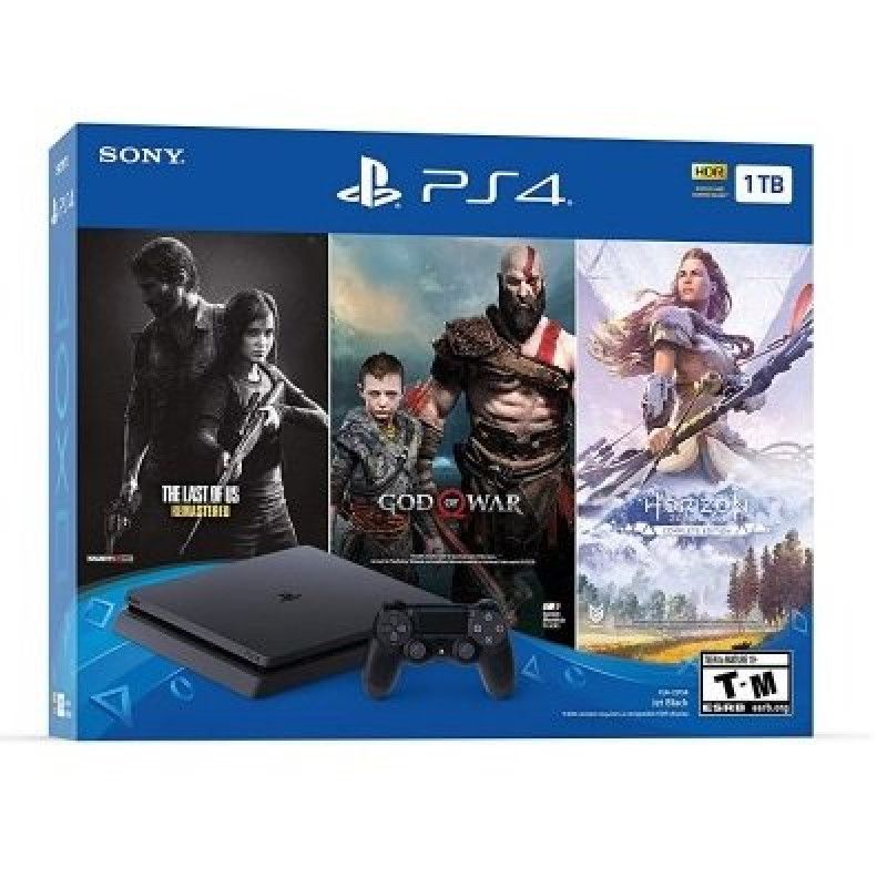 Игровая приставка Sony PlayStation 4 Slim 1TB + игра (The Last of US Remastered)