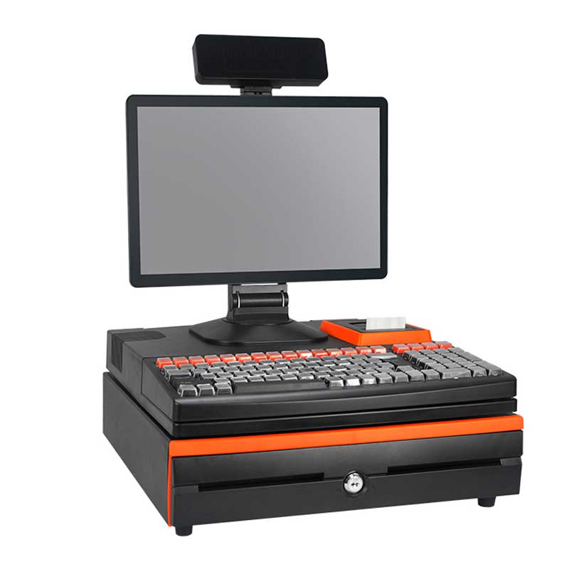 POS Моноблок с клавиатурой CY20 Single screen+led 8 display. 15.6 '/i5-3Gen/DDR3 8Gb/SSD 128Gb/WiFi/Lan/58 Print/Display non touch