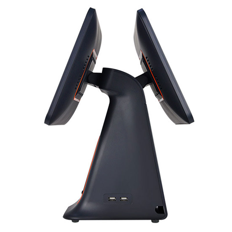 Моноблок сенсорный SuperWin CY-95 (15.6 двойной экран), CPU i3-Gen4, 58мм Print,DDR3-4Gb, SSD64,Wi-Fi,Lan, BT,HDMI,VGA,3USB3.0+4USB2.0,Port cashdraw