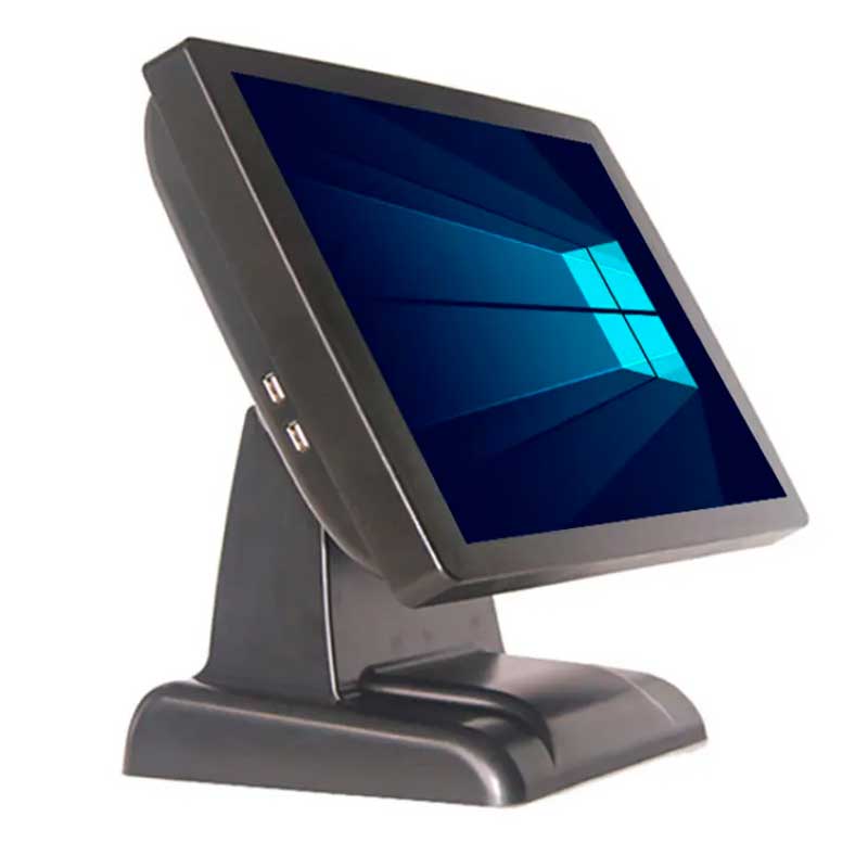 Моноблок сенсорный 15' /CPU J4125/DDR4 8GB/128 GB SSD/USB 6 2.0/LAN/WIFI/COM/VGA (квадратный)