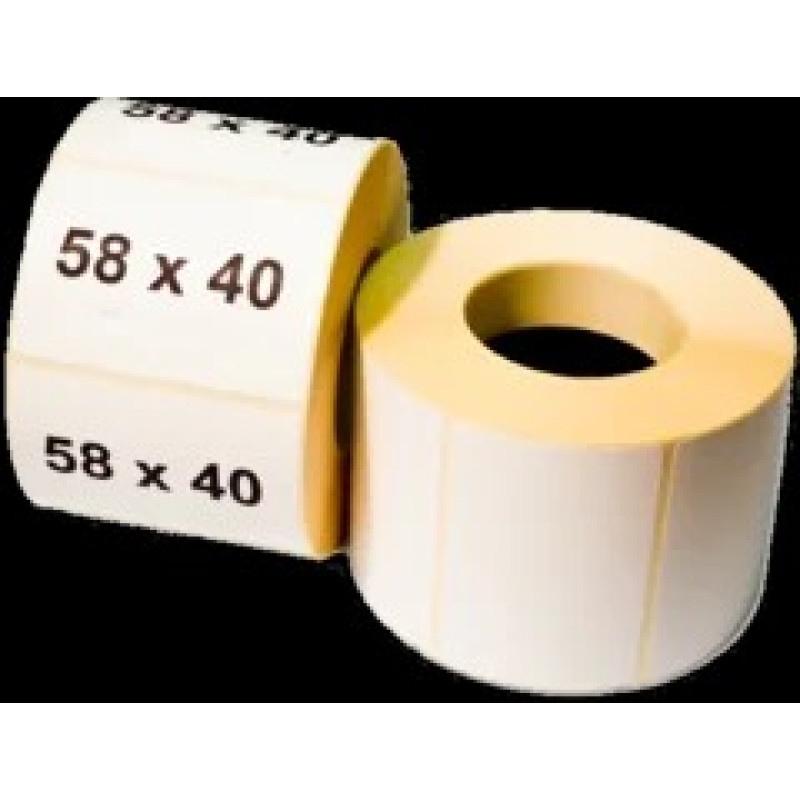 Наклейка для штрих кодов 58*40*600 ECO (600шт)