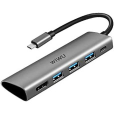 Адаптер-переходник Wiwu Alpha 5 in 1 USB-C Hub A531H