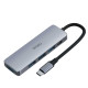 Адаптер-переходник Wiwu Alpha 5 in 1 USB-C Hub A541BC